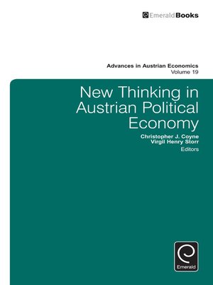 cover image of Advances in Austrian Economics, Volume 19
